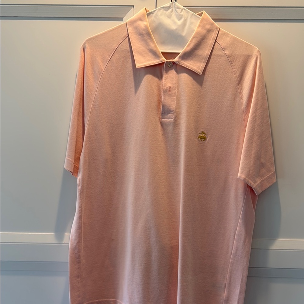 Brooks Brothers Pink Polo Shirt Classic Casual Fit